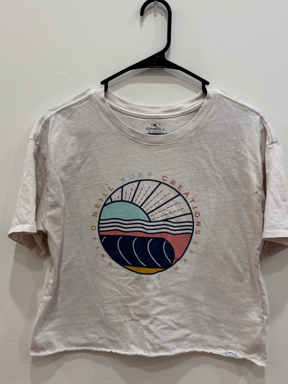 O'Neill Cream Logo Label Tee